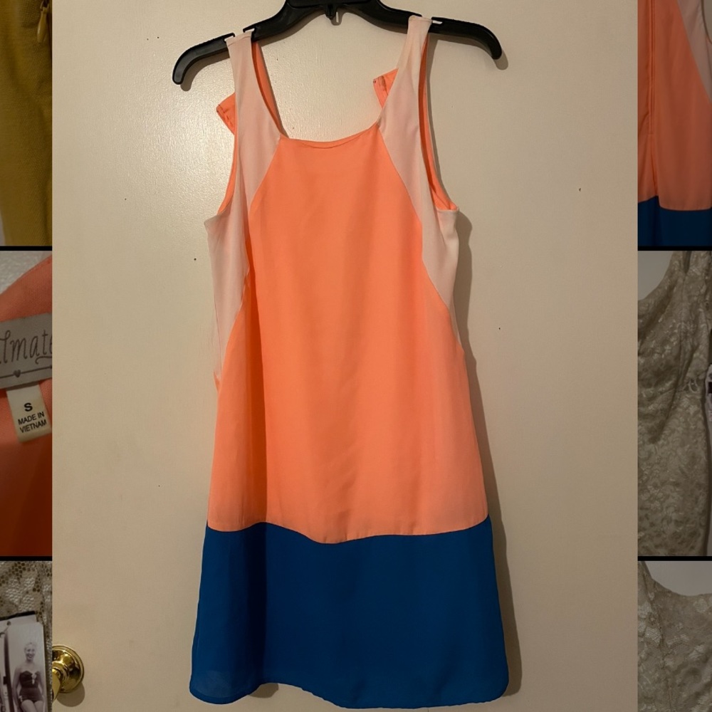 Color block Shift Dress
